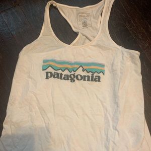 White patagonia tank top XS NWOT